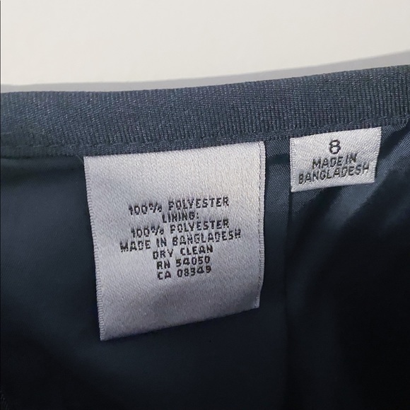 Navy Kasper Pencil Skirt - Picture 4 of 5